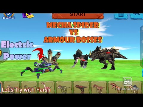 Mecha Spider vs Armour Bosses, Who will win | new Spider battle | Animal Revolt Battle Simulator |