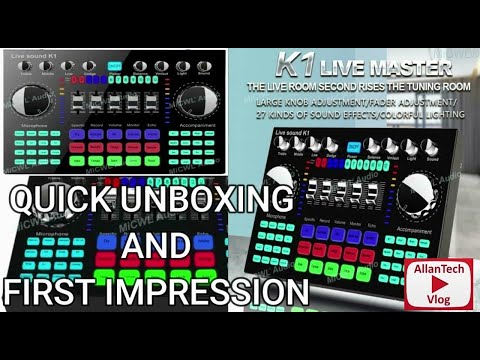 LIVE SOUND K1 QUICK UNBOXING AND FIRST IMPRESSION