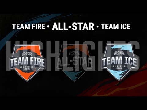 ALLSTAR All-Stars Team Fire vs Team ICE Highlights | LoL All Stars 2015 LA