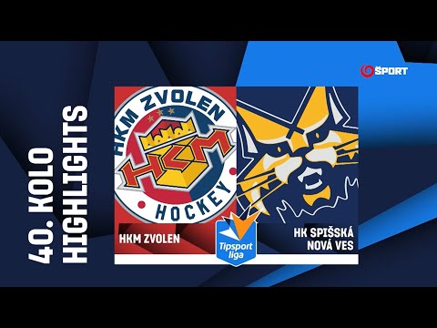 40. kolo: HKM Zvolen - HK Spišská Nová Ves 2:5 (2:0, 0:4, 0:1)