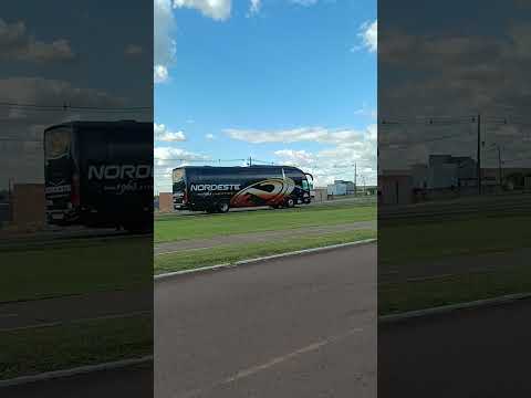 Ônibus Irizar empresa Nordeste vindo de Foz do Iguaçu PR