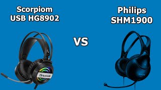 Unboxing e teste - Scorpiom USB HG8902  vs  Philips SHM1900