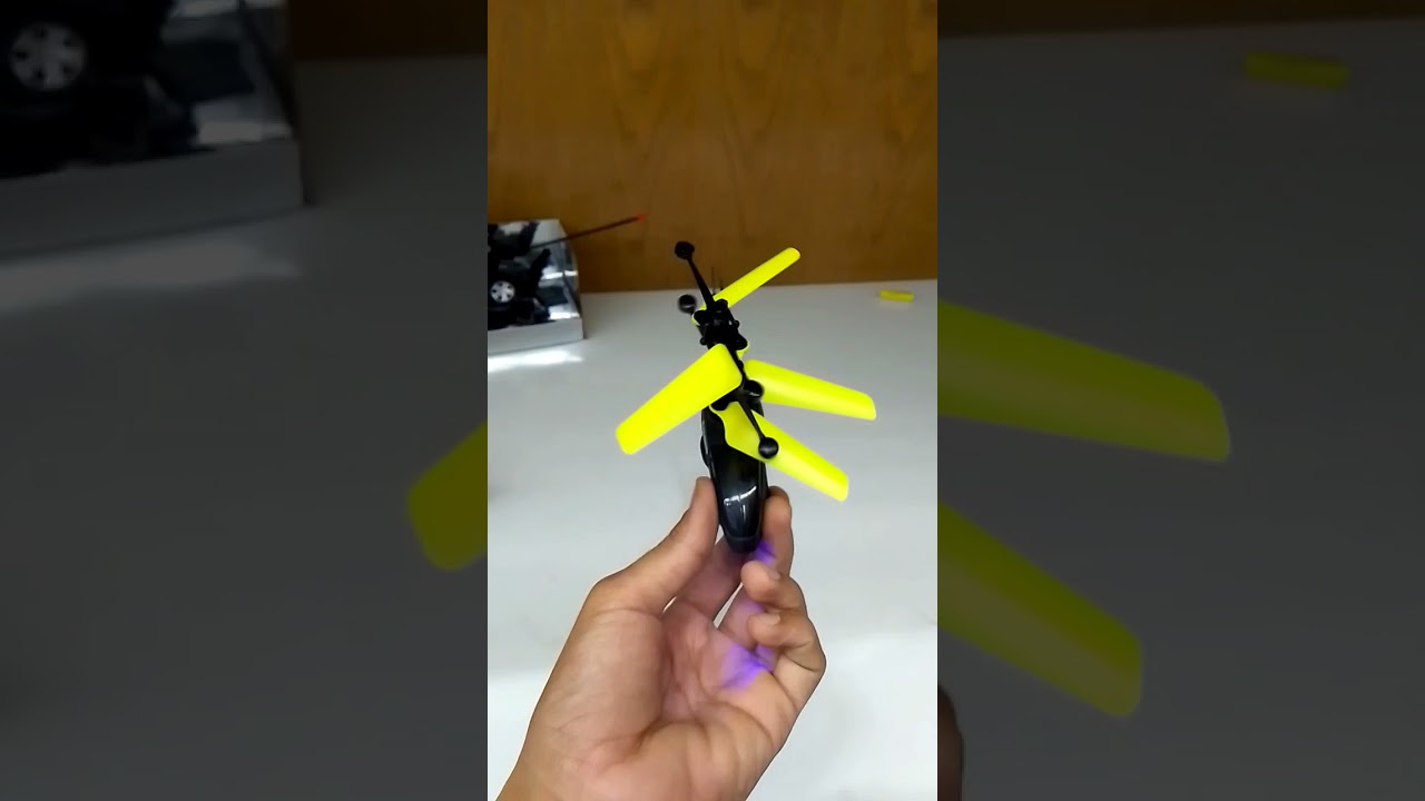 RC Hand sensor Helicopter with remote control ASMR#asmr #automobile #remote #shorts #car #kids