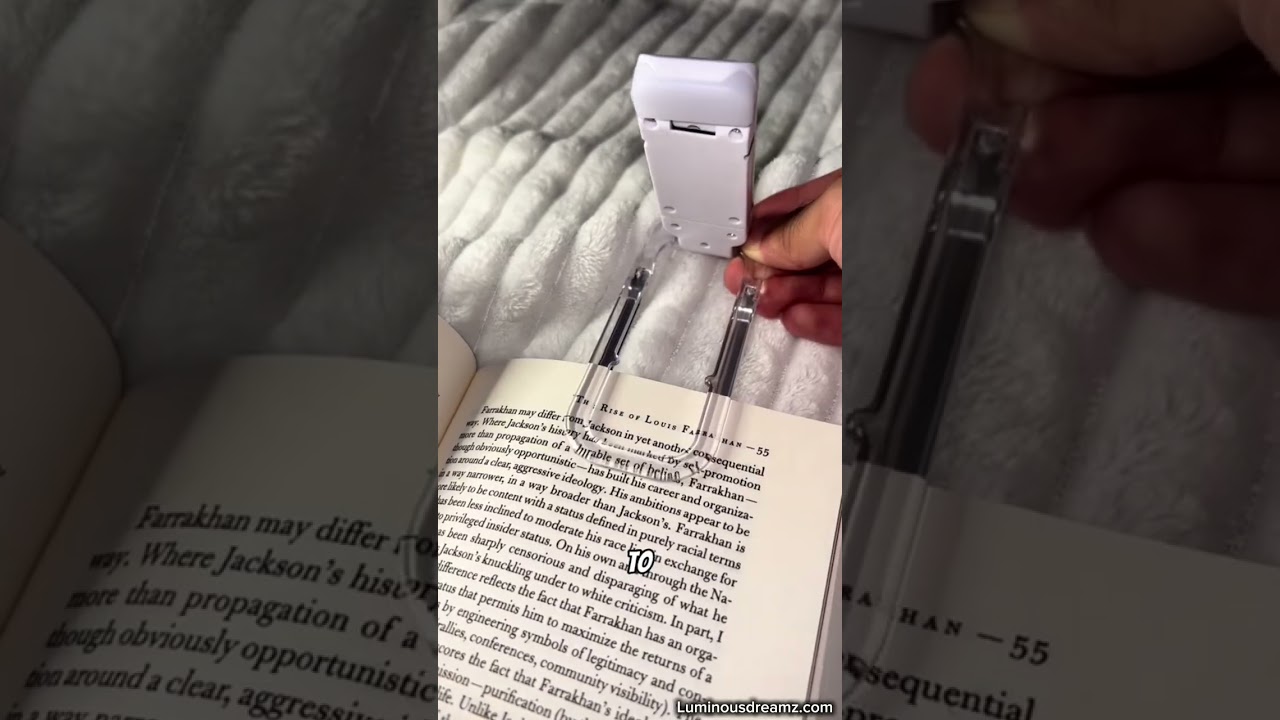 Brighten Your Reading with Lumo Clip! 📖💡 #BookLovers #Gleamoura