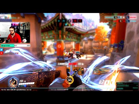 Arrge Best Hanzo One Trick in the World?! [ Overwatch Season 30 Top 500 ]