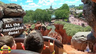 Fun at Disney World Magic Kingdom! Splash Mountain, Big Thunder & Space Mountain ALL Done!