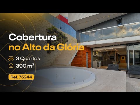 Cobertura à Venda no Alto da Glória, Curitiba - 3 quartos - Porto Bellagio - JOTA8 Imóveis