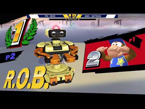 The Big House 8  TOP 32 LOSERS - PG | MVD (Diddy Kong) vs AMG | 8bitman (Diddy Kong)