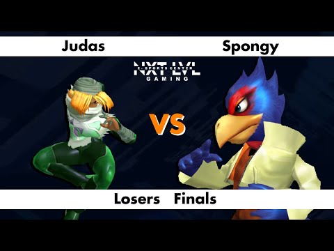 NXT LVL Gaming 15 - Losers Finals - Judas (Sheik) vs Spongy (Falco) - SSBM Smash Melee
