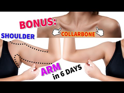 DAY 1 OF 6  | LOSE ARMS FAT + DEFINE COLLARBONE + GET GIRLY SHOULDERS