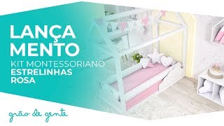 Kit Montessoriano Estrelinhas Rosa – Grão de Gente