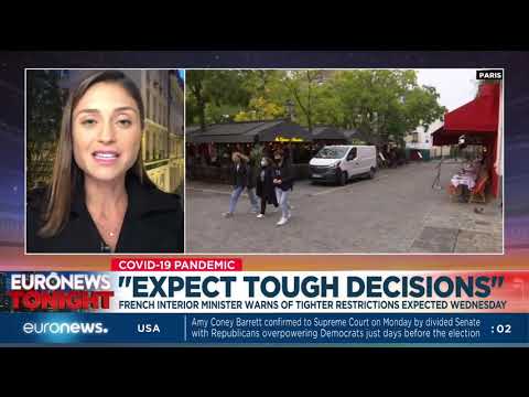 "Expect tough decisions", french Interior Minister warns of tighter restrictions expected wednesday