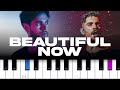 Zedd ft Jon Bellion  - Beautiful Now (piano tutorial)