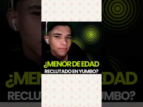 ¿Menor de edad reclutado en Yumbo?