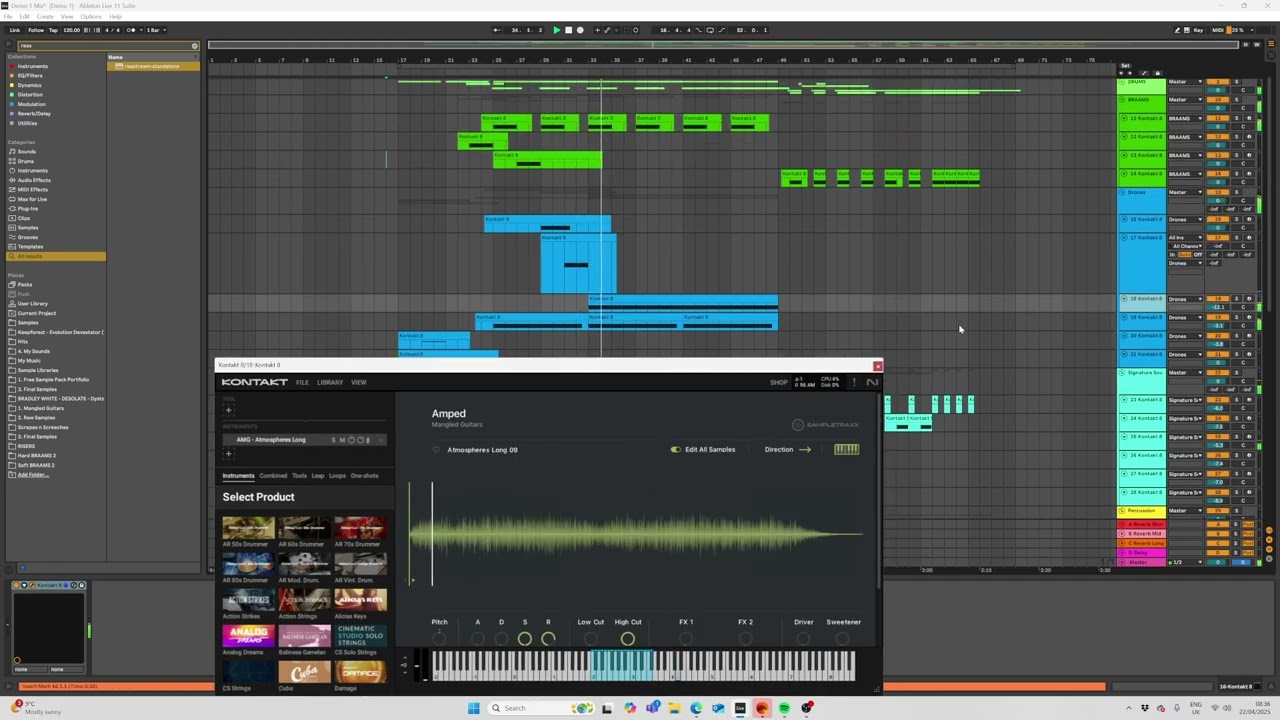 AMPED - Mangled Guitars: Demo Track 1 Screen Capture