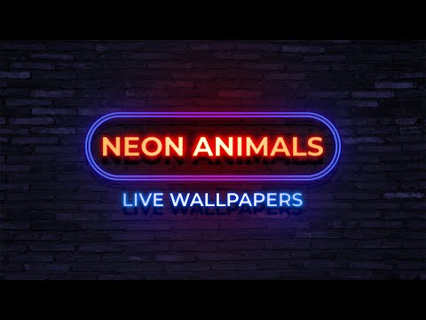 Neon Animals Wallpaper Video