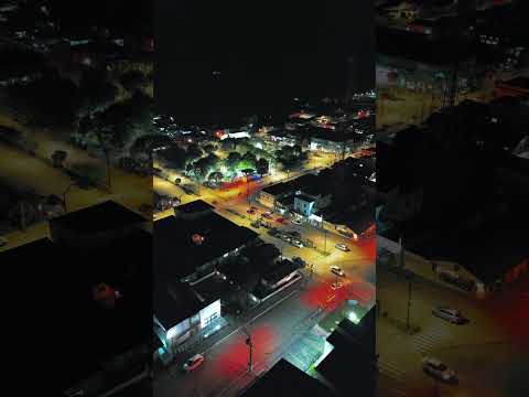 Imagens Noturnas de Bom Retiro SC – Um Sobrevoo de Drone Inesquecível!