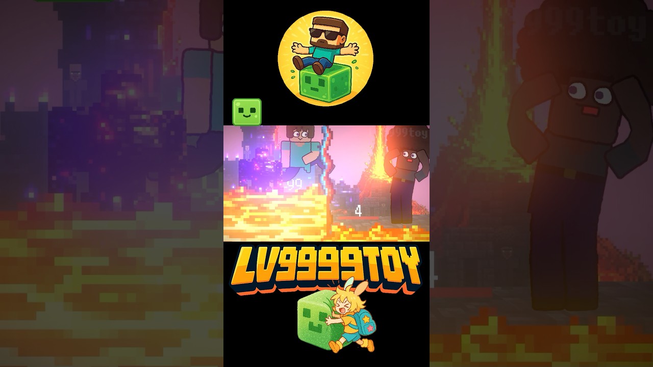 Pro vs Noob! Lava Dive