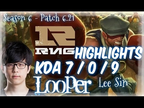 RNG Looper LEE SIN vs EVELYNN HIGHLIGHTS Jungle - Patch 6.21 KR Ranked