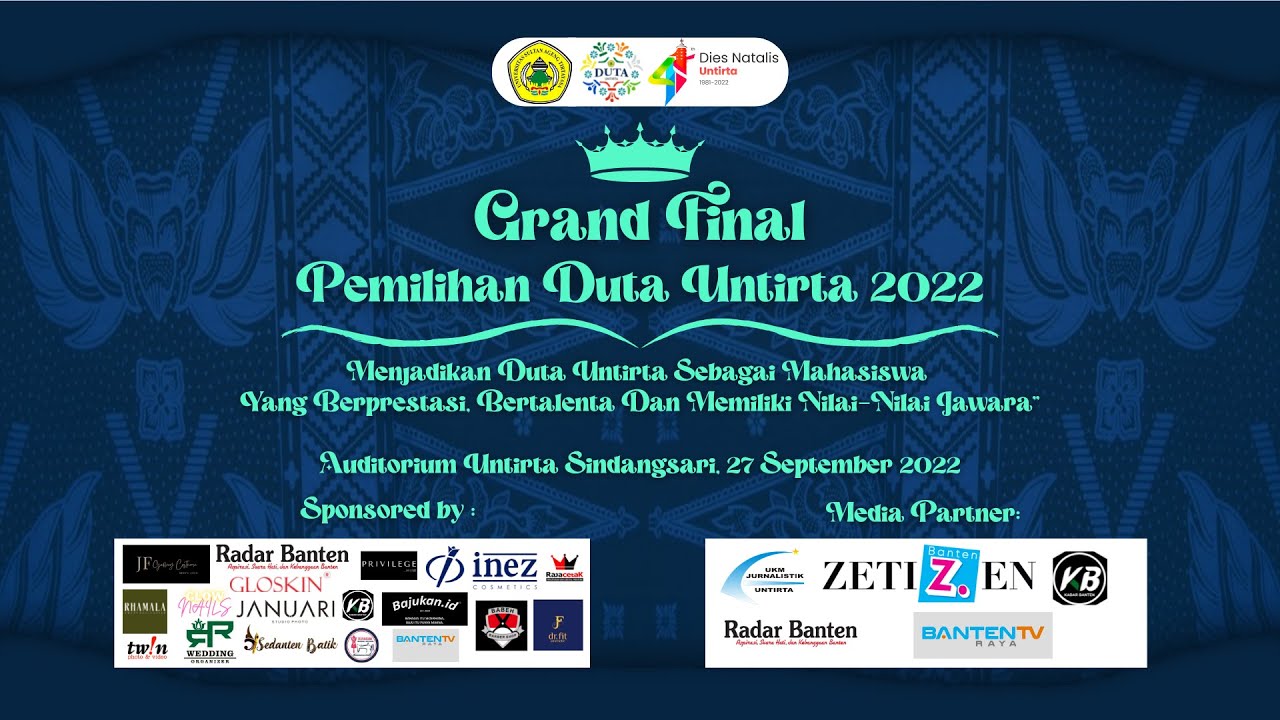 GRAND FINAL PEMILIHAN DUTA UNTIRTA