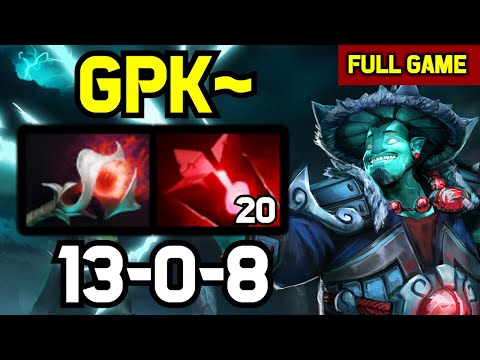 gpk~ Storm spirit MID vs Matumbaman Windrager - No DEATH - Perfect game