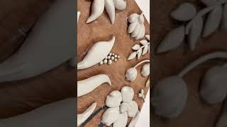 3D Floral Painting 😱 #shorts