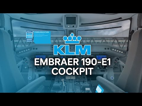 Entrenador VR de Cockpit Embraer 190-E1 de KLM