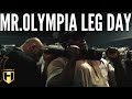 MR OLYMPIA LEG WORKOUT! | Fouad Abiad & Brandon Curry Train Legs and do some Hosstile training!