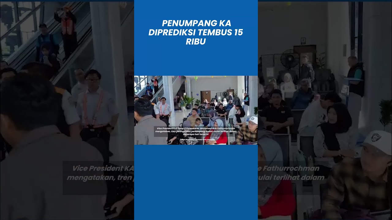 The homecoming flow is increasing, with train passengers disembarking in Purwokerto predicted to ...