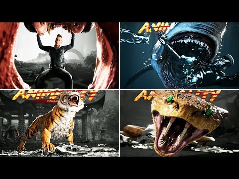 Mortal Kombat 1 - All Animalities on T-1000