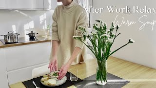 Slow living in Italy: Cooking Irish Seafood Chowder & Self Care after Work