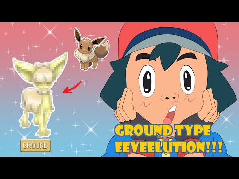Designing New GROUND TYPE EEVEELUTION | New Pokemon Evolutions Fan Made | Drawing Timelapse
