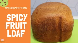 Spicy Fruit Loaf | Make Bread At Home | Panasonic Bread Maker SDZX2522 | Adeola Mosaku