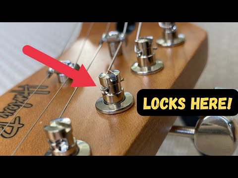 How to change strings with Kluson Style Vintage Locking Tuners for Beginners!