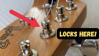 How to change strings with Kluson Style Vintage Locking Tuners for Beginners!
