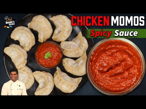 சிக்கன் மோமோஸ் | Chicken Momos Recipe in Tamil | CDK 1034 | Chef Deena's Kitchen