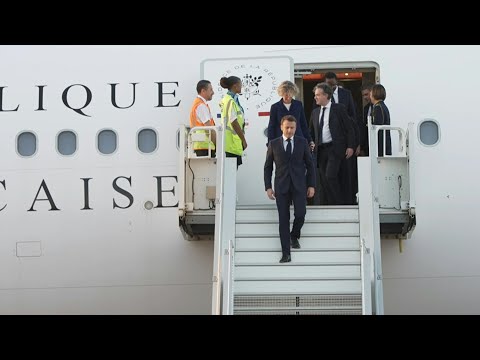 French President Emmanuel Macron arrives in French Guiana for a two-day visit | AFP