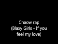 Chinese rap - Blaxy Girls - If you feel my love 