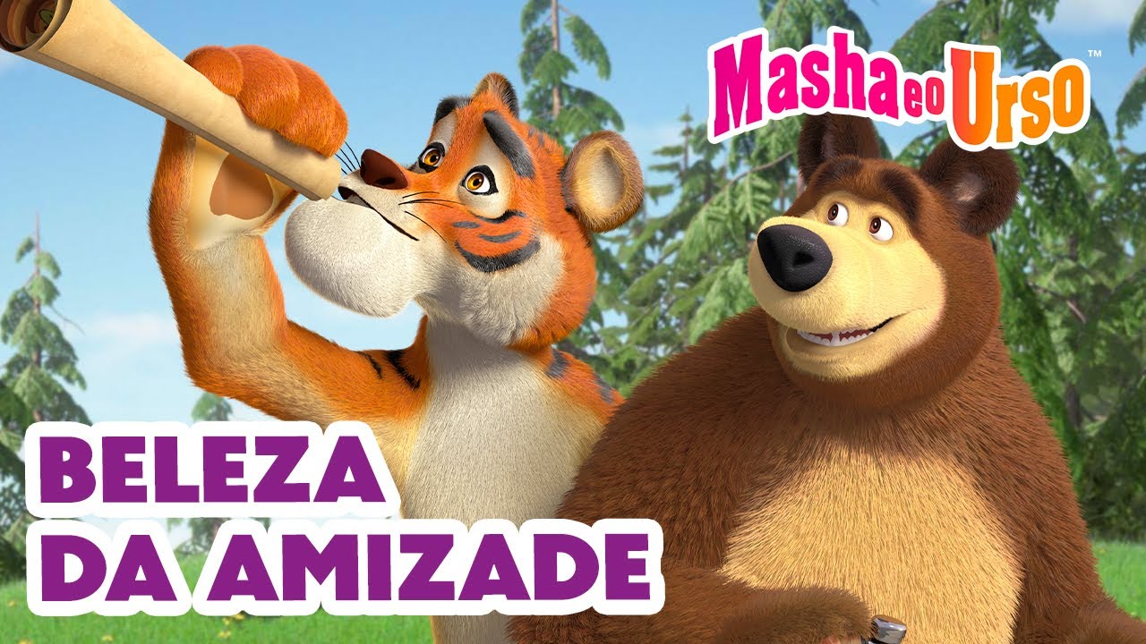 Masha e o Urso 👱‍♀️🐻 🤗 Beleza da amizade 🤝 Coleção de desenhos animados