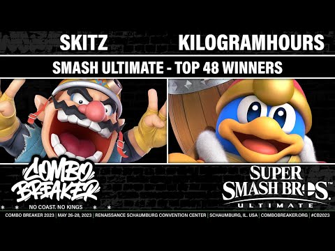 COMBO BREAKER 2023 TOP 48 WINNERS - Skitz (Wario) vs KilogramHours (Dedede) - Smash Ultimate