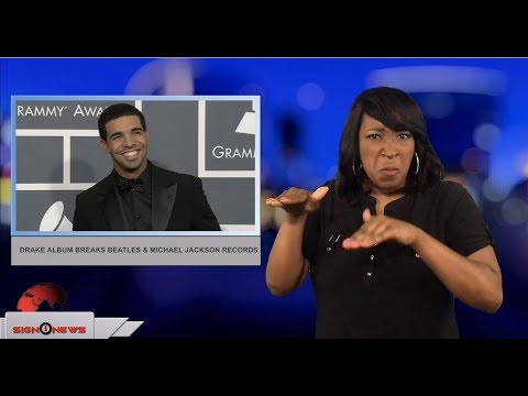 Drake album breaks Beatles & Michael Jackson records (ASL - 7.10.18)