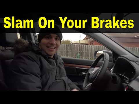 How To Slam On Your Brakes-Driving Lesson