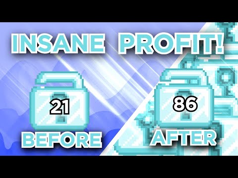 PROFIT 21 - 86 DLS IN 45 MIN! NO FARMING NO MASS EASY PROFIT GROWTOPIA 2023!