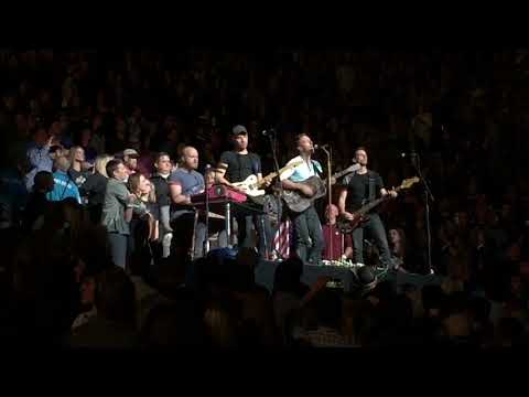 Coldplay - Us Against the World (C Martin gives away 2 guitars 2 boys at end) Portland OR 10/2/17