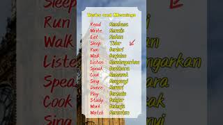 Download lagu Kosakata kata kerja bahasa inggris dan artinya mp3