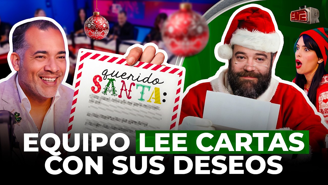 QUERIDO SANTA: EQUIPO LEE CARTAS CON SUS DESEOS Y SANTA SE SALE DEL GRUPO