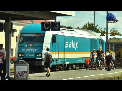 Züge im Bahnhof Schwandorf 🚆🚄🚂 Trains Schwandorf Railway Station - 14 August 2022