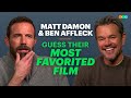 Matt Damon and Ben Affleck Guess Their Film with the Most Letterboxd Fans
