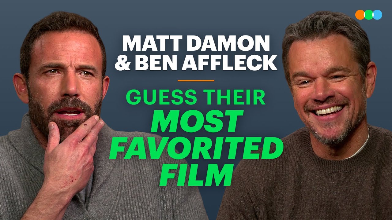 Matt Damon and Ben Affleck Guess Their Film with the Most Letterboxd Fans