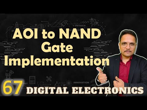 AOI to NAND gate implementation Logic GATEs in Digital Electronics AOItoNANDImplementation